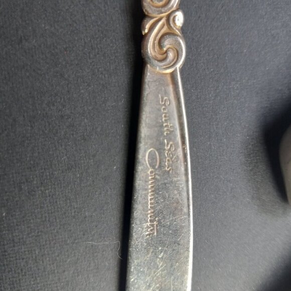 Vintage Oneida Community Plate South Seas Flatware Lot Place Setting Extra Knife - Picture 3 of 3